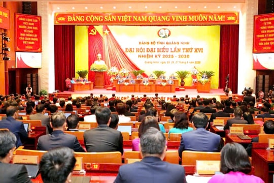 Khai mạc Đại hội Đại biểu Đảng bộ tỉnh Quảng Ninh lần thứ XVI, nhiệm kỳ 2025 - 2030