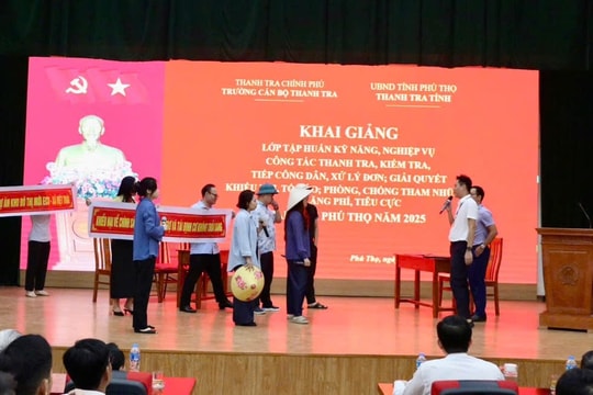 Tập huấn nghiệp vụ lĩnh vực thanh tra: Tình huống giả, hiệu quả thật