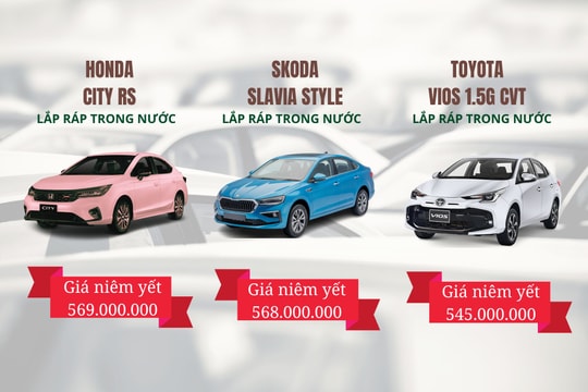Cùng tầm giá, Skoda Slavia có gì cạnh tranh Toyota Vios và Honda City?