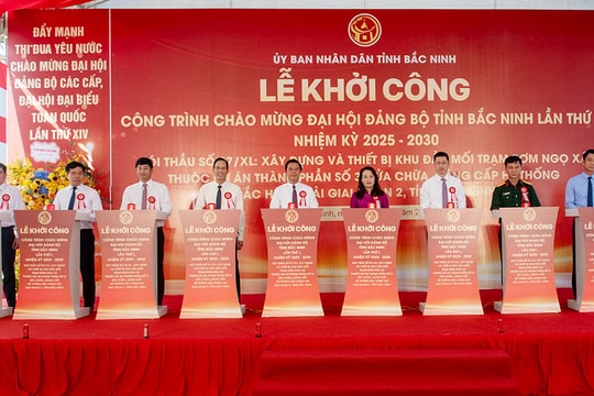 Bắc Ninh: Khởi công xây dựng Trạm bơm Ngọ Xá