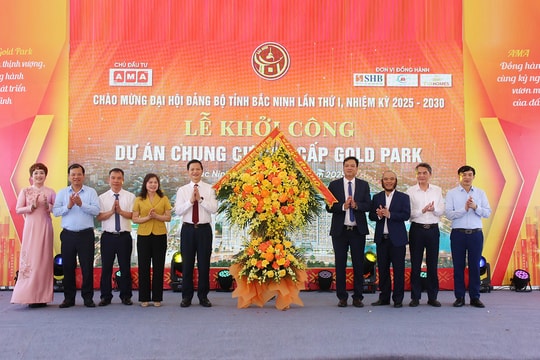 Bắc Ninh: Khởi công Dự án Chung cư thương mại Gold Park
