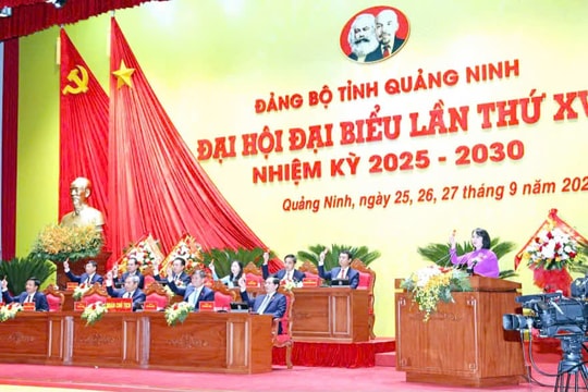 Bế mạc Đại hội Đảng bộ tỉnh Quảng Ninh lần thứ XVI: Khai mở kỷ nguyên mới với khát vọng phát triển mới