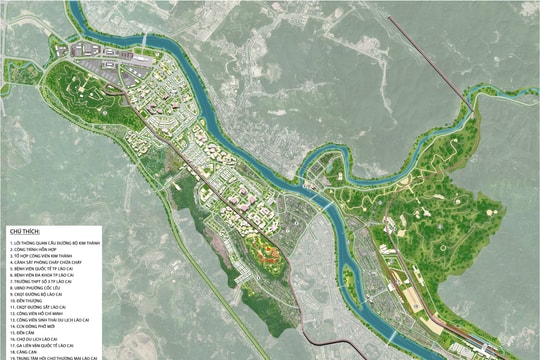 Lào Cai: Công bố Điều chỉnh Quy hoạch chung xây dựng Khu kinh tế cửa khẩu Lào Cai đến năm 2045