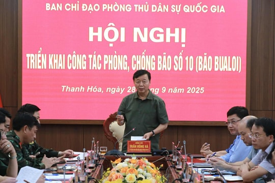 Trưởng ban Chỉ đạo Phòng thủ dân sự Quốc gia chỉ đạo ứng phó với mưa lũ, sạt lở đất, lũ quét