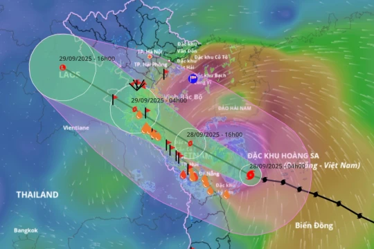 Học sinh nhiều tỉnh miền Trung nghỉ học ngày 29/9 để ứng phó bão số 10