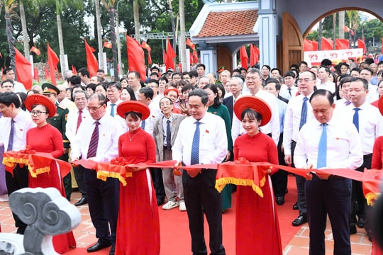 Khánh thành Khu lưu niệm Trưởng Ban Thường trực Quốc hội khóa I Bùi Bằng Đoàn