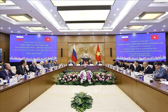 Phiên họp lần thứ tư Ủy ban Liên nghị viện về hợp tác giữa Quốc hội Việt Nam và Duma Quốc gia Nga