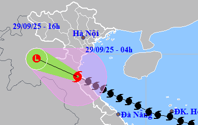 Bão số 10 đổ bộ Nghệ An - Hà Tĩnh, gió giật cấp 13-14