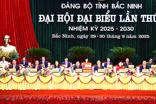 Khai mạc phiên trù bị Đại hội đại biểu Đảng bộ tỉnh Bắc Ninh lần thứ I, nhiệm kỳ 2025 - 2030