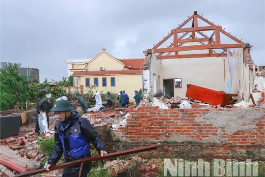 Ninh Bình: Số nạn nhân tử vong do cơn lốc xoáy tăng lên 9 người, 18 người bị thương
