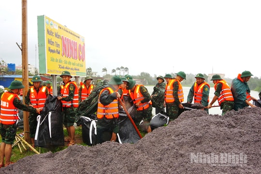 Ninh Bình: Tạm hoãn các hoạt động chào mừng thành công Đại hội đại biểu Đảng bộ tỉnh lần thứ I do ảnh hưởng bão số 10