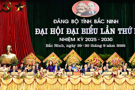 Bế mạc Đại hội đại biểu Đảng bộ tỉnh Bắc Ninh lần thứ I, nhiệm kỳ 2025 – 2030