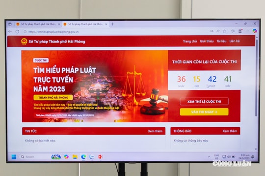 Hải Phòng khởi động Cuộc thi “Tìm hiểu pháp luật"