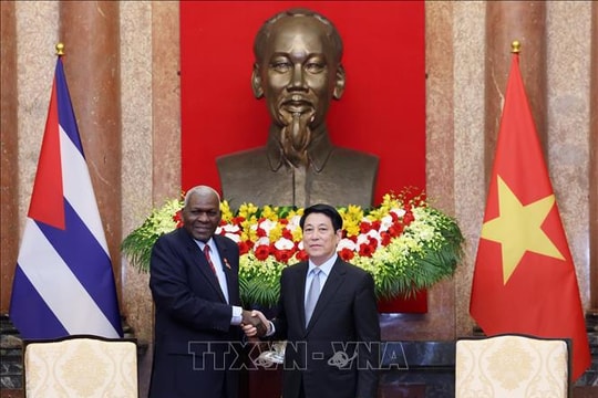 Chủ tịch nước Lương Cường hội kiến Chủ tịch Quốc hội Cuba Esteban Lazo: Thắt chặt quan hệ đặc biệt Việt Nam – Cuba