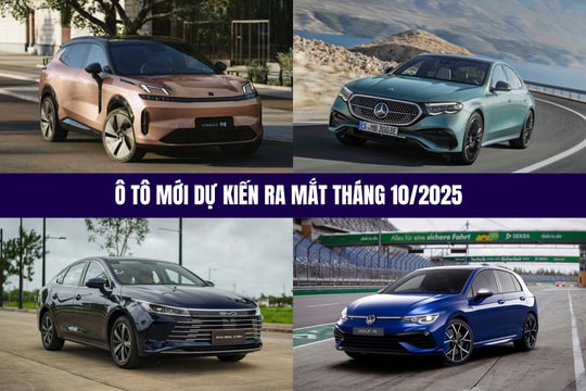 Thêm loạt ô tô mới ra mắt khách Việt ngay trong tháng 10
