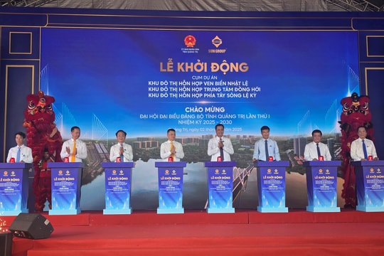 Quảng Trị: Khởi động 3 dự án với tổng mức đầu tư hơn 38 nghìn tỷ đồng