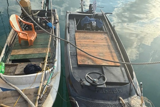 Đồn Biên phòng Cô Tô bắt quả tang 2 đối tượng dùng kích điện hủy diệt nguồn thủy sản