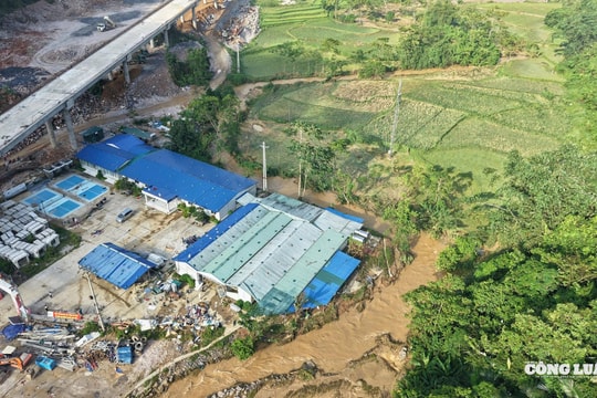 Hình ảnh tan hoang khi lũ quét đi qua cao tốc Đồng Đăng - Trà Lĩnh