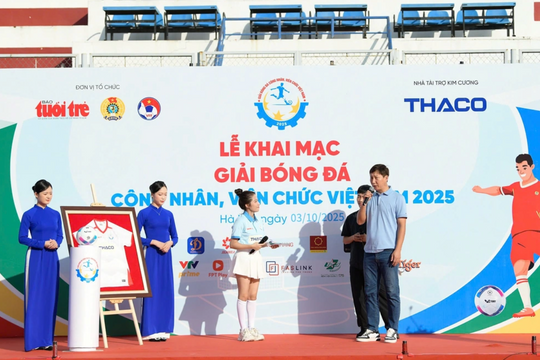Sôi động Giải bóng đá công nhân, viên chức Việt Nam 2025