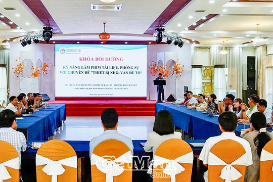 Đồng Tháp: Tập huấn kỹ năng làm phim tài liệu, phóng sự