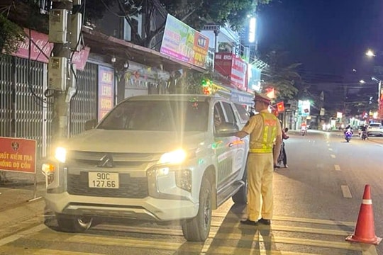 Ninh Bình: Lập biên bản xử lý 57.520 trường hợp vi phạm giao thông trong 9 tháng