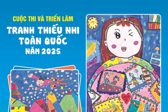 359 tác phẩm được trưng bày tại Triển lãm Tranh thiếu nhi toàn quốc