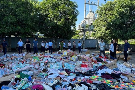 Ninh Bình: Tiêu hủy hơn 24.600 sản phẩm vi phạm hành chính bị tịch thu