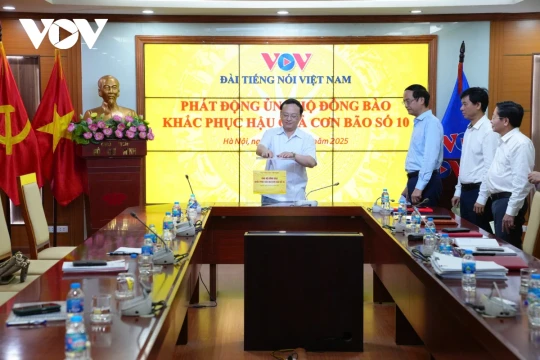 VOV phát động quyên góp hỗ trợ đồng bào vùng bão lũ