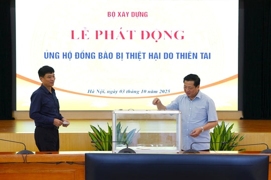 Tinh thần “lá lành đùm lá rách”: Ngành Xây dựng và Tài chính phát động ủng hộ đồng bào vùng lũ