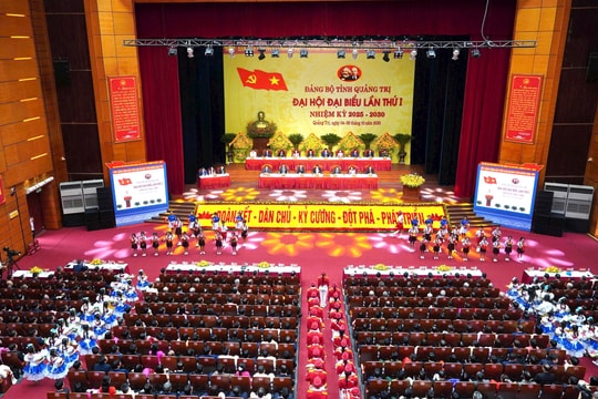 Khai mạc trọng thể Đại hội đại biểu Đảng bộ tỉnh Quảng Trị lần thứ I, nhiệm kỳ 2025-2030