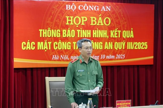 Bộ Công an: Giữ vững an ninh, giảm sâu tội phạm, tạo đột phá trong chuyển đổi số