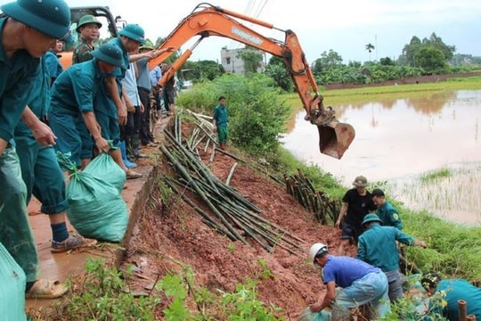 Thông tin vỡ đê sông Thương ở Bắc Ninh là không chính xác