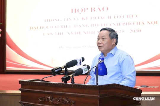 Hà Nội đưa thành tố 'Hạnh phúc' vào chủ đề Đại hội Đảng bộ Thành phố lần thứ XVIII