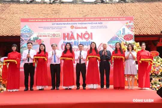 Triển lãm ảnh 'Hà Nội trong tôi' lần thứ 20: Dấu ấn Kỷ nguyên vươn mình của Thủ đô