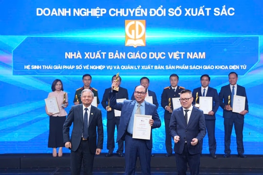 NXBGDVN nhận Giải thưởng “Doanh nghiệp, đơn vị sự nghiệp chuyển đổi số xuất sắc” năm 2025