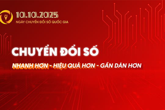 Bộ Khoa học và Công nghệ công bố bộ nhận diện Ngày Chuyển đổi số quốc gia 10.10.2025