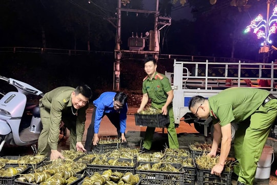 Lào Cai: Trắng đêm gói 2.000 chiếc bánh chưng ủng hộ người dân vùng lũ Thái Nguyên