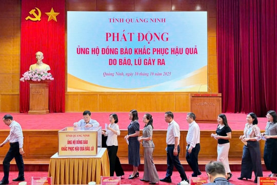 Ủy ban Mặt trận Tổ quốc tỉnh Quảng Ninh: Phát động khẩn cấp ủng hộ đồng bào bị bão lũ