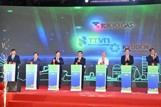 Khởi công dự án Nhà máy nhiệt điện LNG Thái Bình trị giá hơn 2,6 tỷ USD