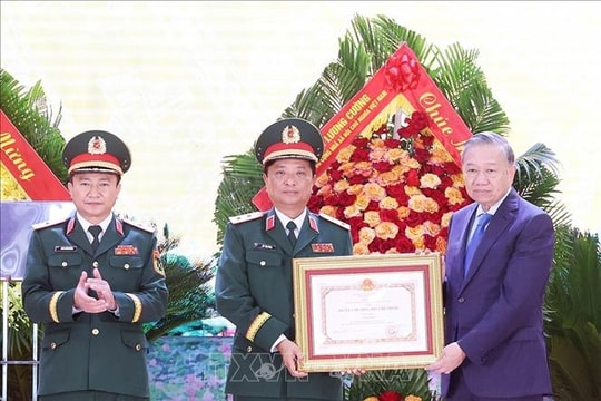 Tổng Bí thư Tô Lâm dự Lễ kỷ niệm 80 năm Ngày truyền thống Lực lượng vũ trang Quân khu 4