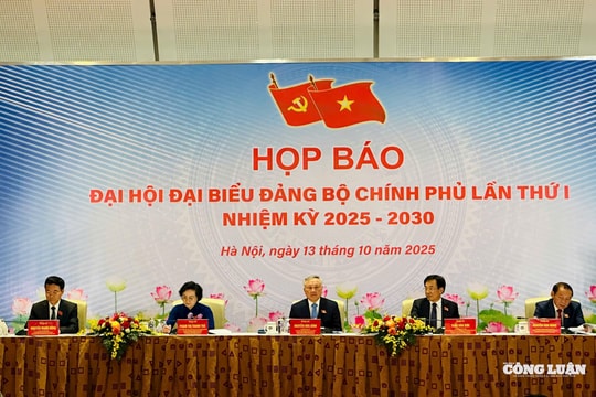 Hơn 1.800 đại biểu, khách mời dự Đại hội đại biểu Đảng bộ Chính phủ lần thứ I