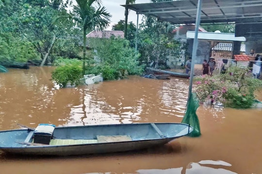 Bắc Ninh còn 6.516 hộ ở 54 thôn thuộc 10 xã, phường vẫn bị ngập úng
