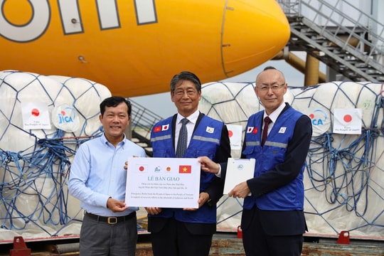 Nhật Bản hỗ trợ nhiều nhu yếu phẩm cho người dân Bắc Ninh