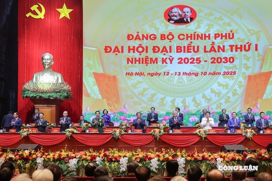 Đại hội Đảng bộ Chính phủ lần thứ I, nhiệm kỳ 2025 - 2030 thành công rất tốt đẹp