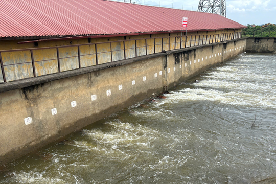 Hơn 300 tổ máy bơm chạy suốt ngày đêm giải cứu vùng ngập Bắc Ninh