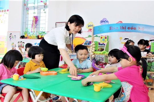 Tăng thêm ít nhất 10% trường mầm non công lập nhận trẻ dưới 24 tháng tại khu công nghiệp