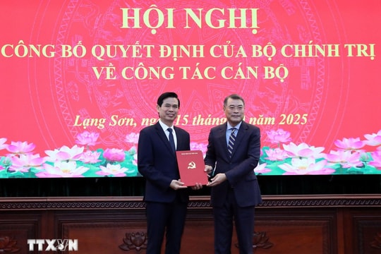 Ông Hoàng Quốc Khánh được điều động giữ chức Bí thư Tỉnh ủy Lạng Sơn
