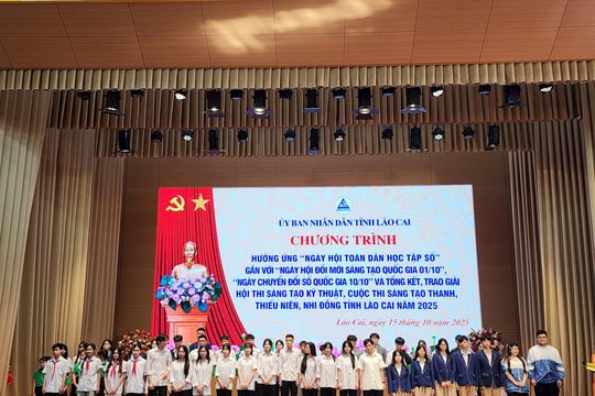 Lào Cai lan tỏa tinh thần “học tập số – đổi mới sáng tạo – chuyển đổi số”