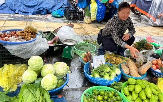 Bão đi qua, thị trường rau củ “đứng ngồi không yên”