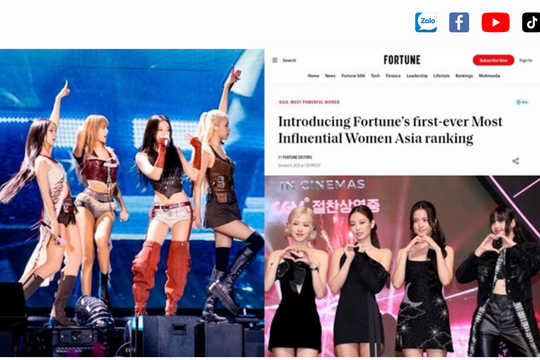 Tạp chí Fortune vinh danh Blackpink là nhóm nữ ảnh hưởng nhất châu Á